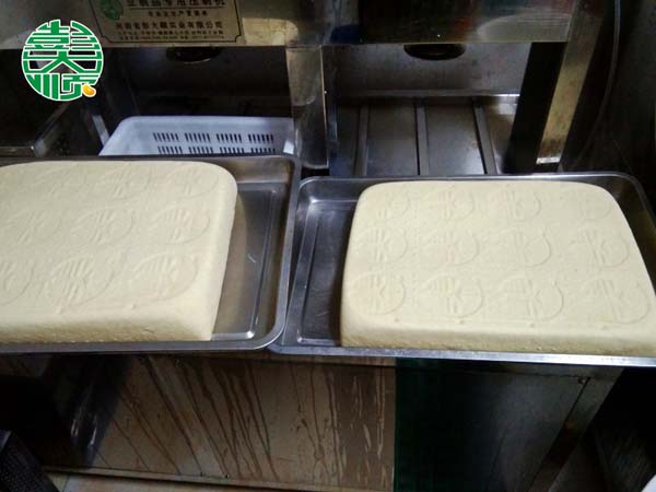 长治加盟店做出的成品豆腐